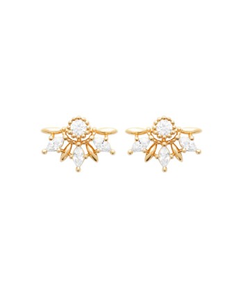 Boucles d'oreilles Melloney en plaqué or Vous souhaitez 