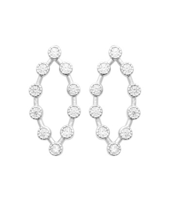 Boucles d'oreilles Clemence en argent de votre