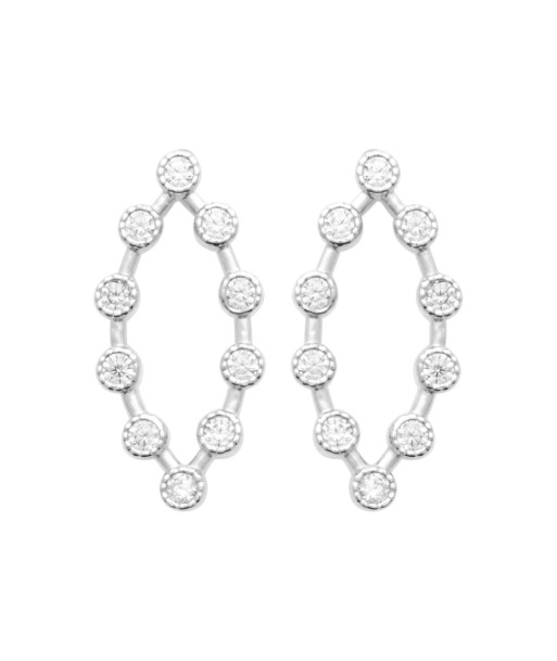 Boucles d'oreilles Clemence en argent de votre