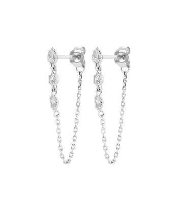 Boucles d'oreilles pendantes Letta en argent vous aussi creer 