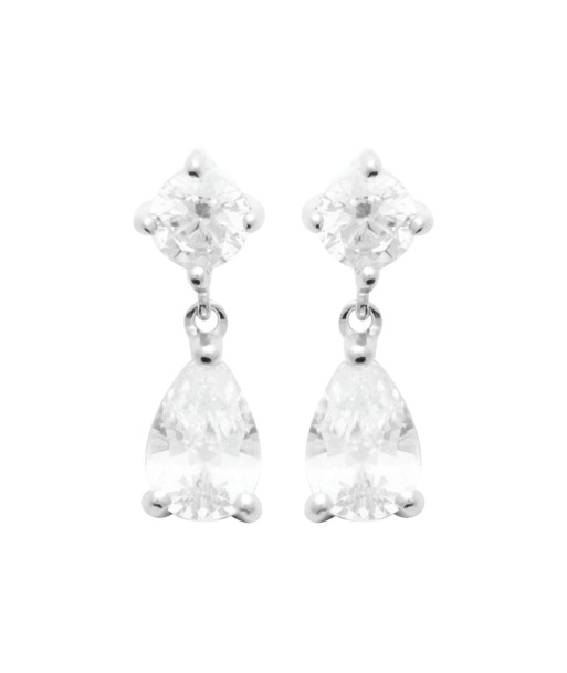 Boucles d'oreilles pendantes Marylene en argent prix