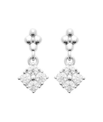 Boucles d'oreilles Leopolda en argent de France