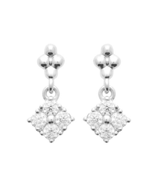 Boucles d'oreilles Leopolda en argent de France