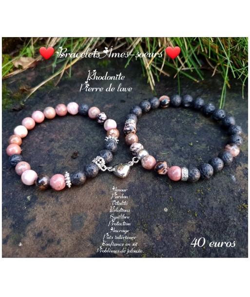 Bracelets des Âmes-soeurs (force et amour) chez Cornerstreet bien 