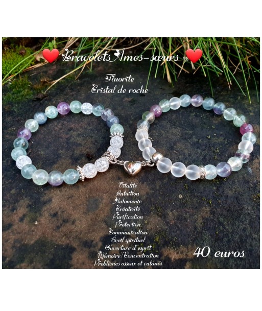 Bracelets des Âmes-soeurs (concentration et intuition) store