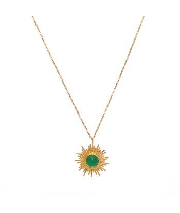 Collier doré pendentif soleil et pierre vente chaude votre 