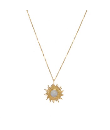 Collier doré pendentif soleil et pierre vente chaude votre 