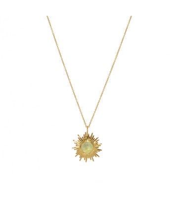 Collier doré pendentif soleil et pierre vente chaude votre 