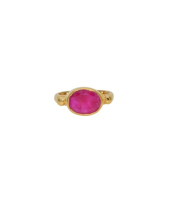 Bague dorée pierre vente chaude votre 