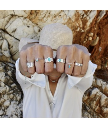 Bague tressée en argent 925 Les magasins à Paris