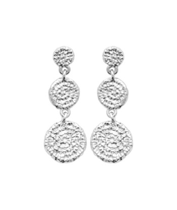 Boucles d'oreilles pendantes Kasandra en argent de pas cher