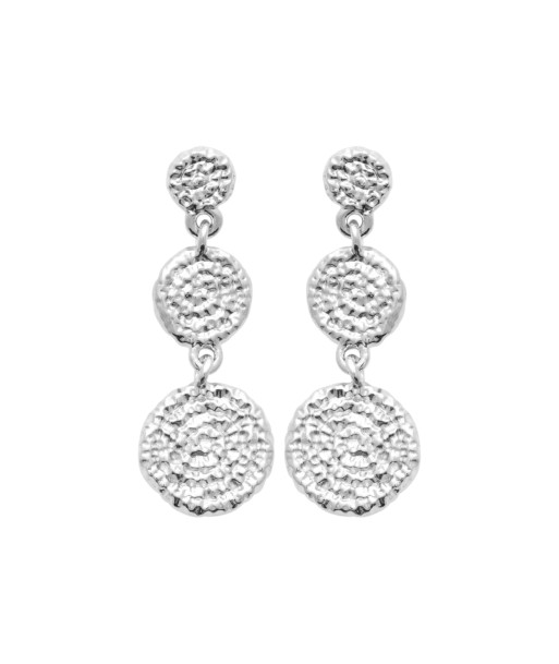 Boucles d'oreilles pendantes Kasandra en argent de pas cher