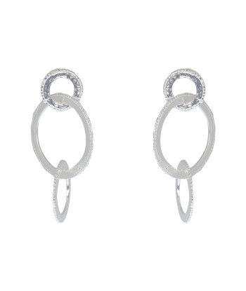 Boucles argent 925 anneaux martelés meilleur choix