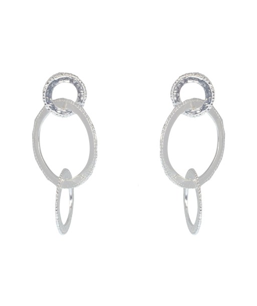 Boucles argent 925 anneaux martelés meilleur choix