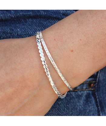 Bracelet argent maille égyptienne ou a consommer sur place