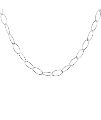 Collier argent maille ovale pas chere