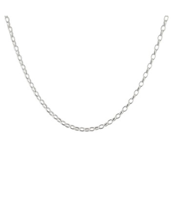 Collier argent maille jaseron ronde pas cher 