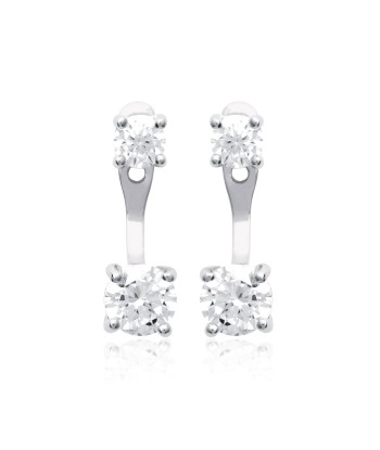 Boucles d'oreilles lobes Johane en argent d'Europe débarque