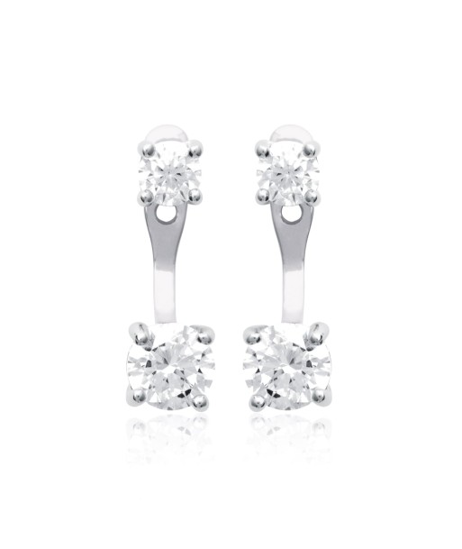 Boucles d'oreilles lobes Johane en argent d'Europe débarque