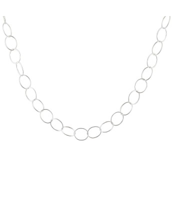 Collier argent maille ronde Les êtres humains sont 