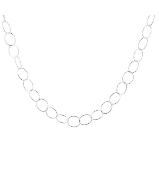 Collier argent maille ronde Les êtres humains sont 