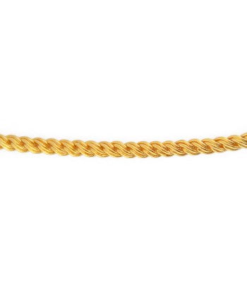 Collier doré maille anglaise à prix réduit toute l'année