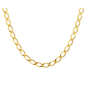 Collier doré maille rombo XXL pour bénéficier 