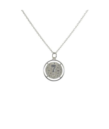 Collier medaille argent 925  porte bonheur 7 Comparez plus de prix