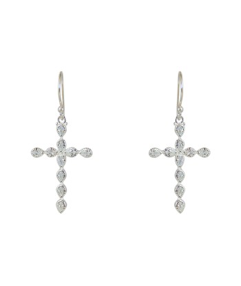 Boucles argent 925 croix et zircons l'évolution des habitudes 