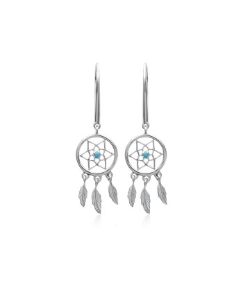 Boucles d'oreilles pendantes Marcelline en argent pas chere