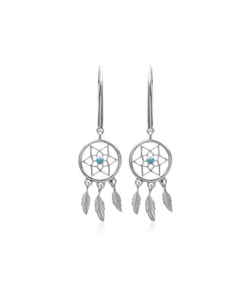 Boucles d'oreilles pendantes Marcelline en argent pas chere