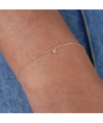 Bracelet or et colombe en diamants s'inspire de l'anatomie humaine