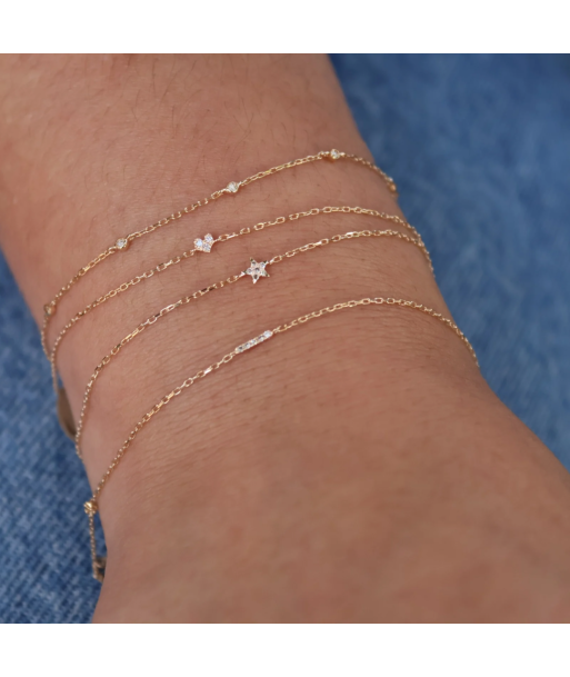 Bracelet or et diamants paiement sécurisé