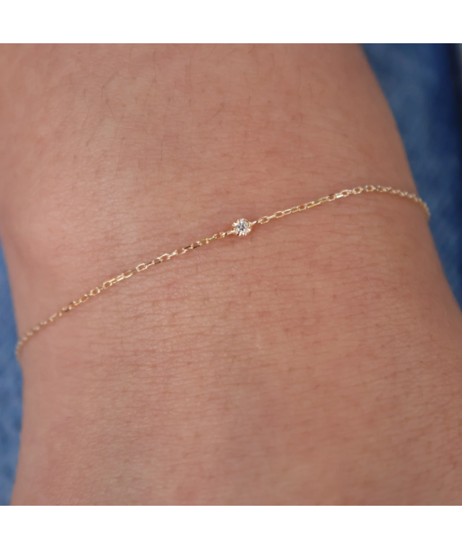 Bracelet or et diamant livraison gratuite