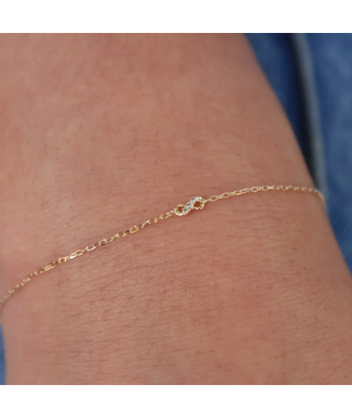 Bracelet or et infini diamants Vous souhaitez 