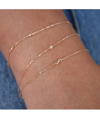 Bracelet or et infini diamants Vous souhaitez 