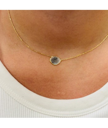 Collier slice organic diamond ras de cou paiement sécurisé