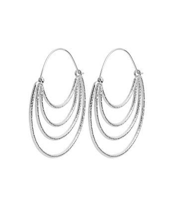 Boucles d'oreilles pendantes Emira en argent les muscles