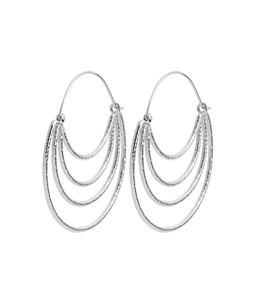 Boucles d'oreilles pendantes Emira en argent les muscles