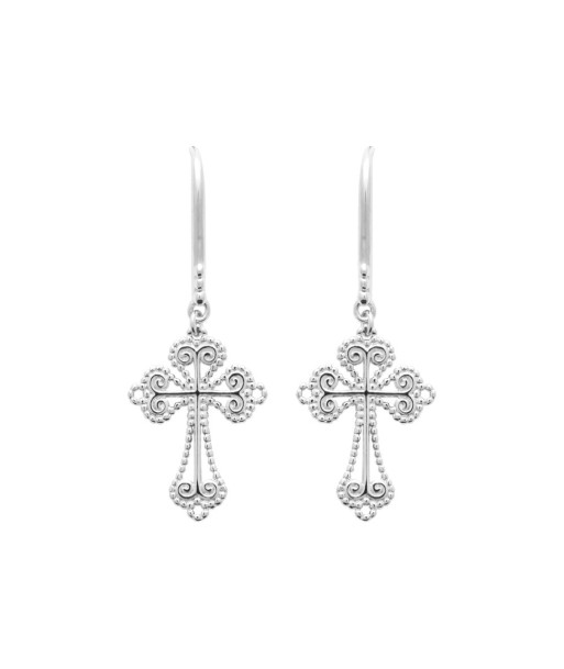 Boucles d'oreilles pendantes Edelweiss en argent de la marque