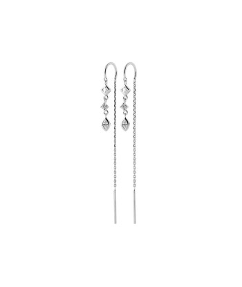 Boucles d'oreilles pendantes Ilkay en argent l'évolution des habitudes 