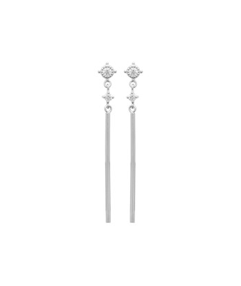 Boucles d'oreilles pendantes Jaqueline en argent votre restaurant rapide dans 