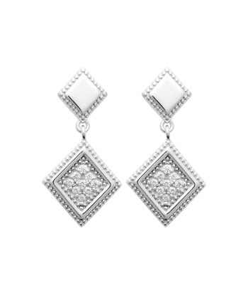 Boucles d'oreilles pendantes Jacynthe en argent suggérées chez