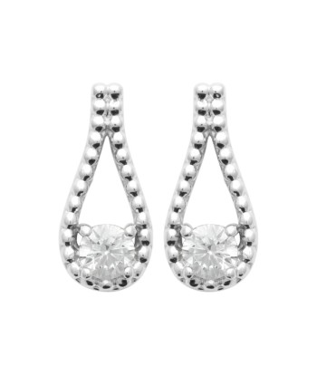 Boucles d'oreilles Jeanny en argent français