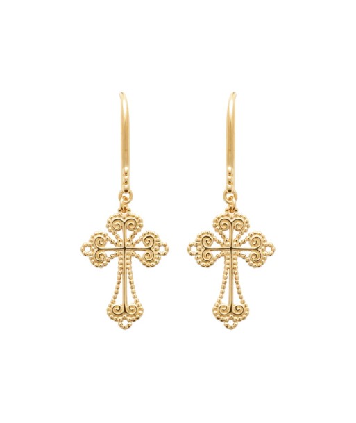 Boucles d'oreilles pendantes Christabelle en plaqué or les ligaments