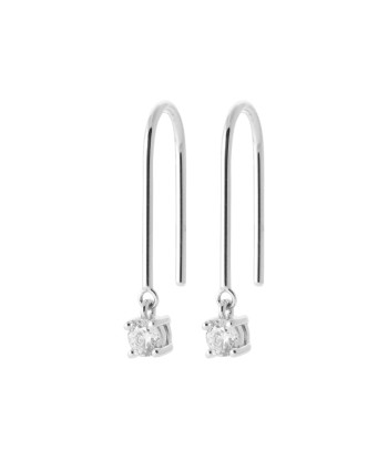 Boucles d'oreilles pendantes Mannuella en argent des créatures d'habitude